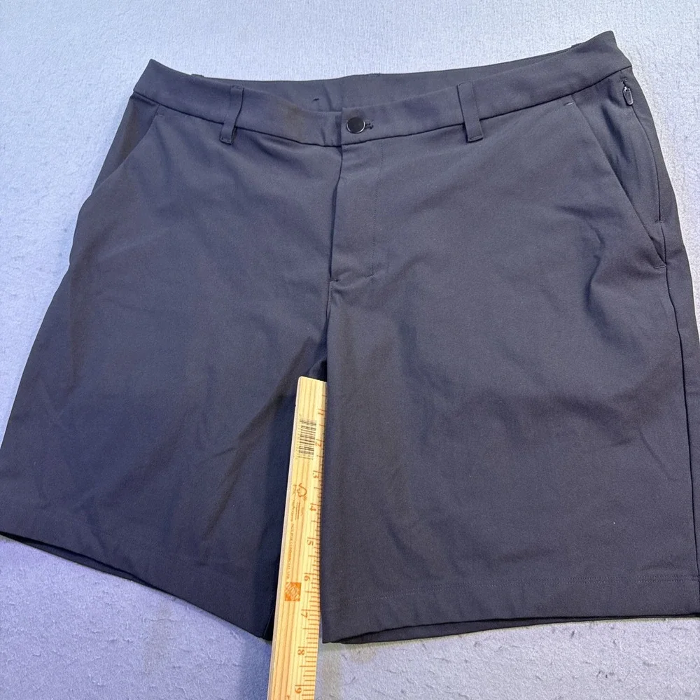 Lululemon Commission Short 9 Classic Black Mens Size 36 LM7BMIS Golf Commuter